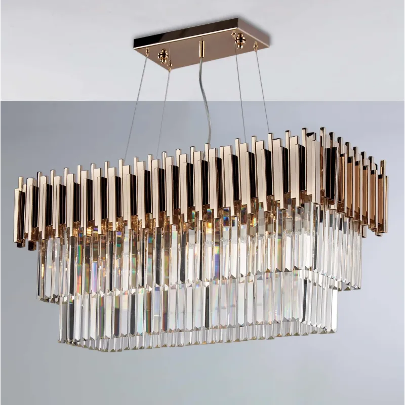 Lampadario classico lusso in cristallo 6 luci luxury design swarovsky lgt 210